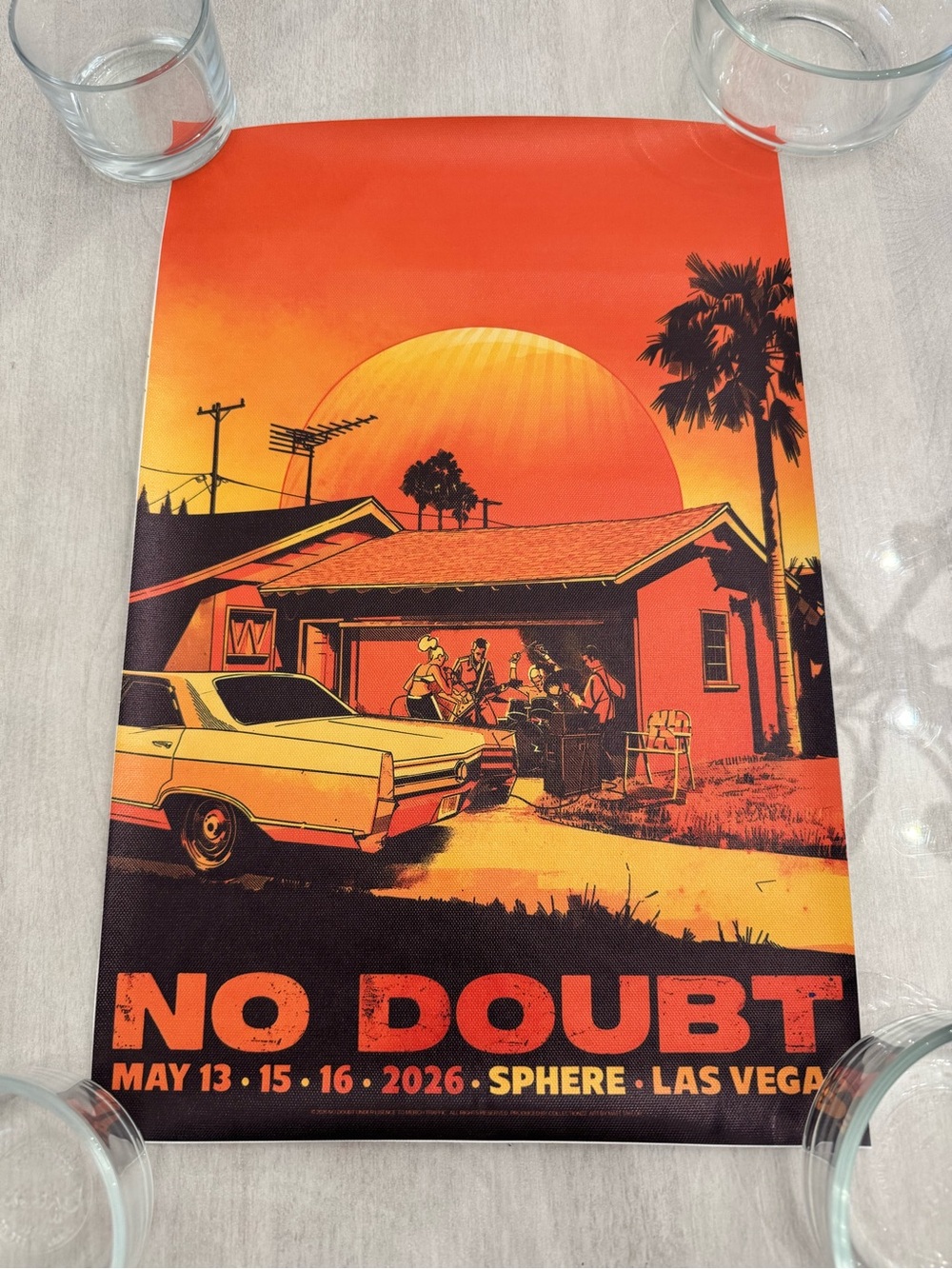 NWOT No Doubt at the Sphere 2026 Week 2 Canvas Printed Poster